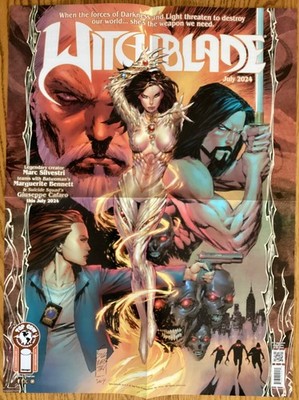 Witchblade 2024 Promotional Poster with Marc Silvestri artwork