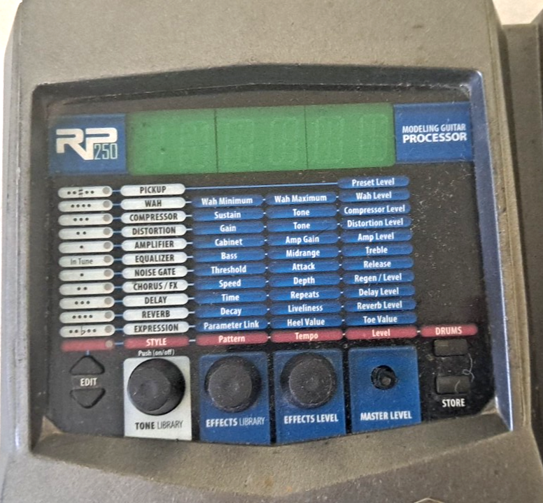 DigiTech RP-250 Multi-Effects Guitar Effect Pedal for sale online