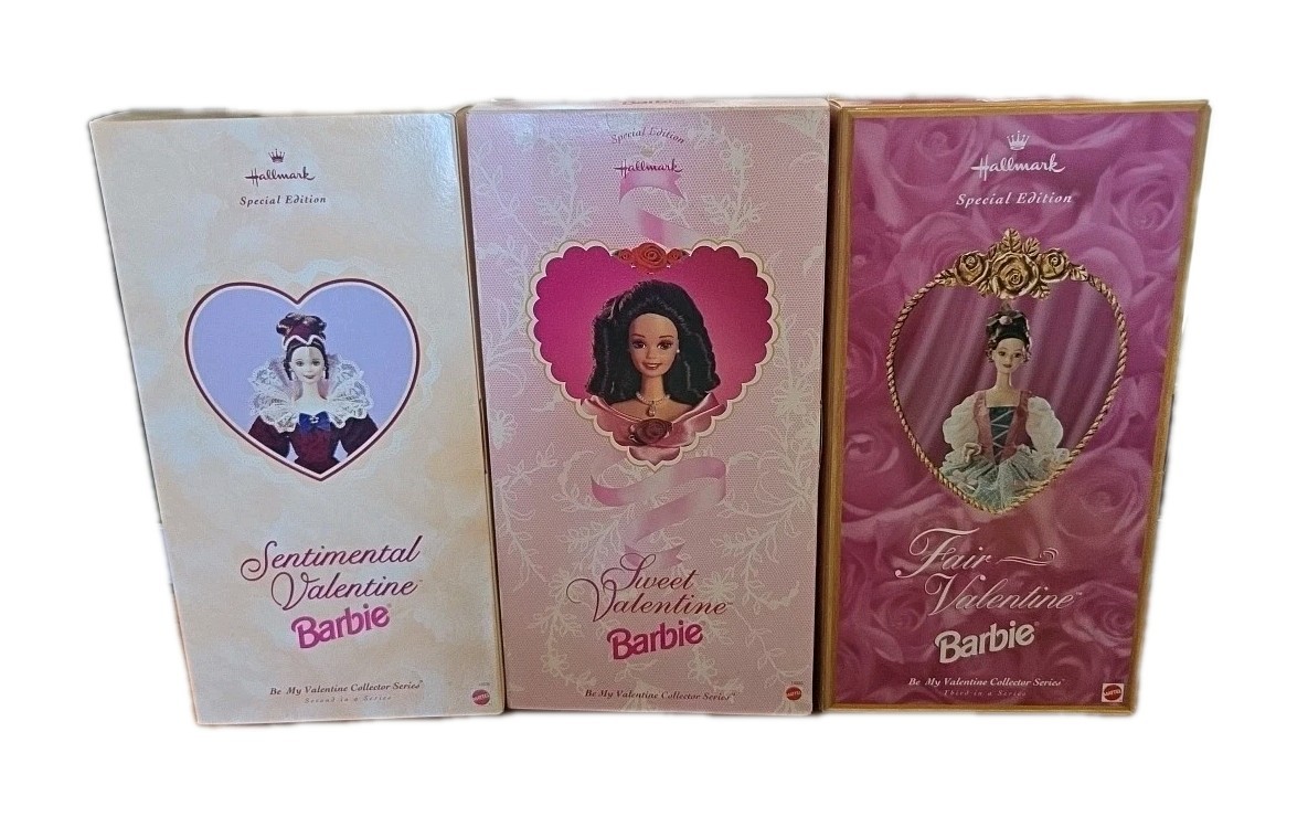 Hallmark Be My Valentine Collector Trio~ALL 3 MINT~Sweet/ Sentimental/Fair~NRFB