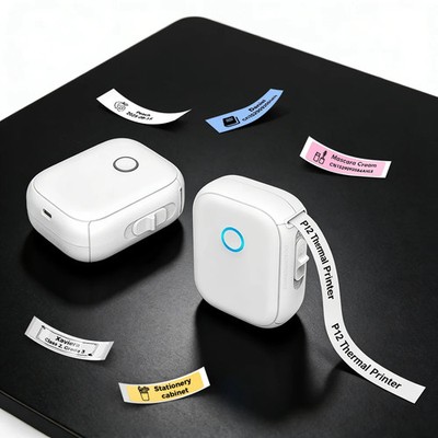 Tragbarer Mini Drucker Marklife P12 Thermodrucker selbstklebender Aufkleber Beschriftung Mac