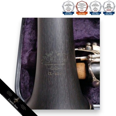 J.Michael Clarinet CL400 Wooden Finish No Rust Good Condition