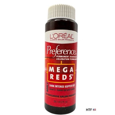 Loreal Preference Mega Reds MR7 Dark Intense Copper Red - 2 oz