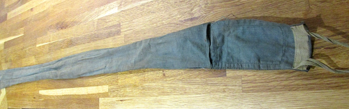 Early VINTAGE MARTINEZ & BIRD Ltd (Redditch) ROD BAG per asta da 7 piedi in 2 sezioni - Foto 4 di 7