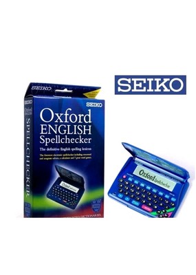 Seiko ER2100 Oxford English SpellChecker Crossword Solver Calculator Games Neu