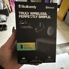 Skullcandy Sesh Evo Black Bluetooth Wireless Earbuds Water-Resistant Mic
