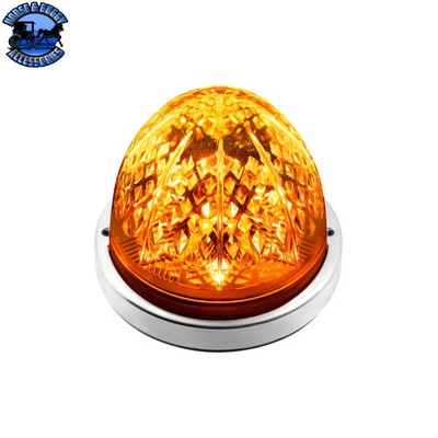 Crystal-Comet 9 LED Dual Function Watermelon Light With Stainless Steel Bezel (C