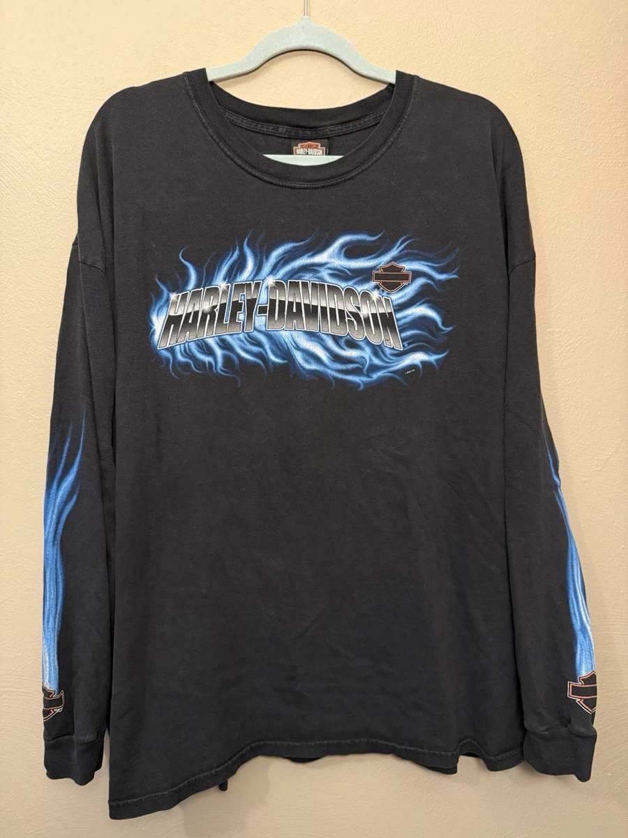 Harley-Davidson Blue Long Sleeve Shirts for Men for sale | eBay