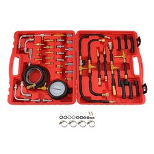 Pro Fuel Injection Pressure Tester Gauge Test Adapter Kit 0-140 Psi