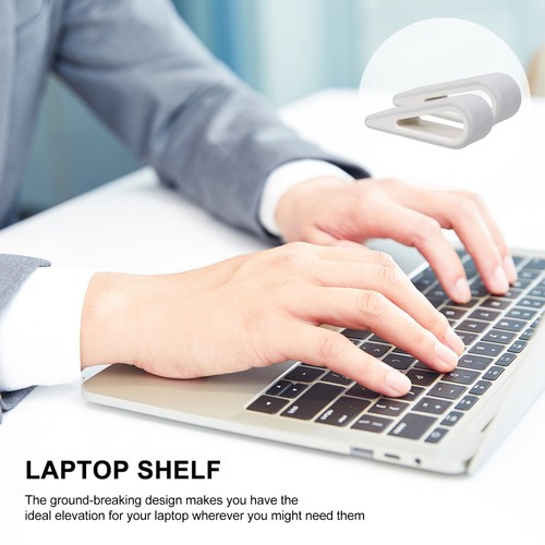 4 Pcs Computer Stand Laptop Bracket Portable Riser Stands Risers - Afbeelding 6 van 12