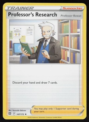 Professor's Research - Rare Deck Exclusives 147/172 NM