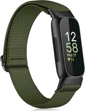 Elastic Band for Fitbit Inspire 3 Adjustable Stretchy Nylon Loop Strap Wristband