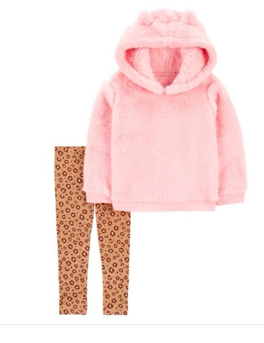 Carter's Kids' 2-piece Playwear Set - Pink, 2T - Picture 1 of 3