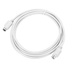 PS/2 Mouse and Keyboard Extension Cable 6P 9.84 Feet Male to Male,White