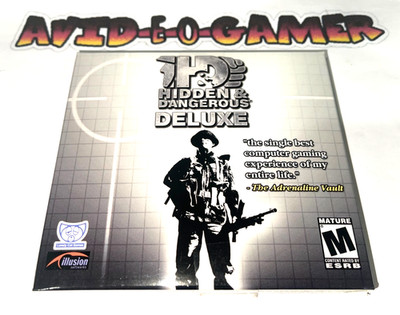 Hidden & Dangerous Deluxe PC 2003 NTSC Illusion Mini Box New Sealed