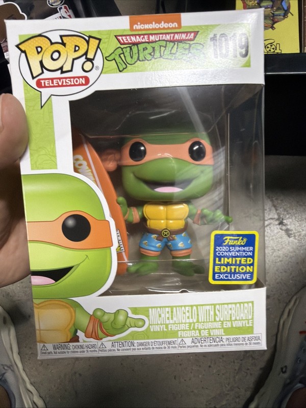 Funko Pop! Vinyl Teenage Mutant Ninja Turtles Michelangelo #1019 2020 Summer Co…