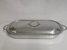 Kochtopf SPRING Oval Edelstahl  made in Switzerland Fischtopf ? Einsatz