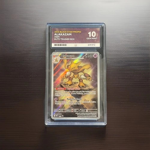 Alakazam 009 Elite Trainer Box Black Star Promo Ace 10 - Mega evolutions