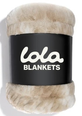BRAND NEW Lola Blanket - Caramel N  Cream - Large (SEALED)