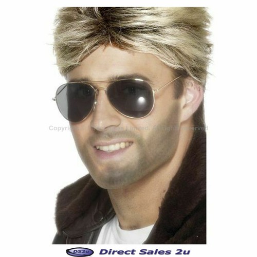 George Michael Gold Rimmed stile aviatore Uomo Designer Occhiali da sole  piloti Tonalità | eBay