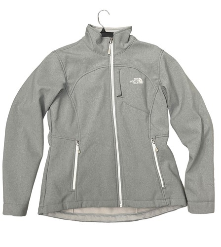 The North Face Jacke Damen Large Grau Softshell Full Zip Wandern Windwall - Bild 1 von 10