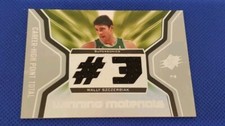 2007-08 SPx Winning Materials Jersey Numbers Wally Szczerbiak Game Used Patch
