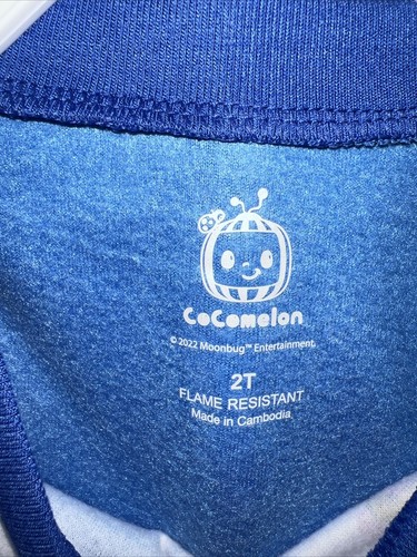 Cocomelon Boys' 2-Piece Microfleece Pajamas Set Size 2T - Picture 6 of 12
