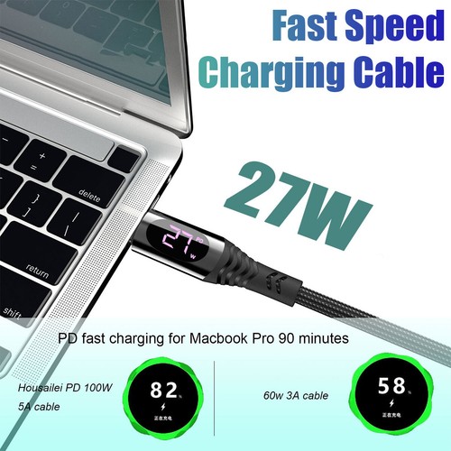 PD 27W USB C To iPhone Fast Charging Cable Charger For iPhone 14 13 12 11 X SE - Picture 6 of 14