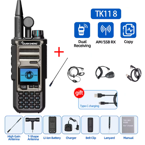 Quansheng Taiko Kong TK11(8) Radio dwukierunkowe 10W Analizator widma Walkie Talkie - Zdjęcie 30 z 31