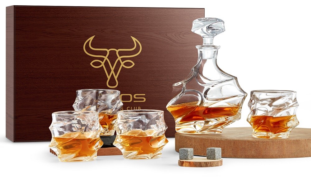 7-Teiliges Whiskeygläser Set Whiskyset Whiskygläser Whiskey Gläser Set Box