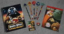 Angry Birds Star Wars 14-Piece Set - Notepads, Pencils School Supplies
