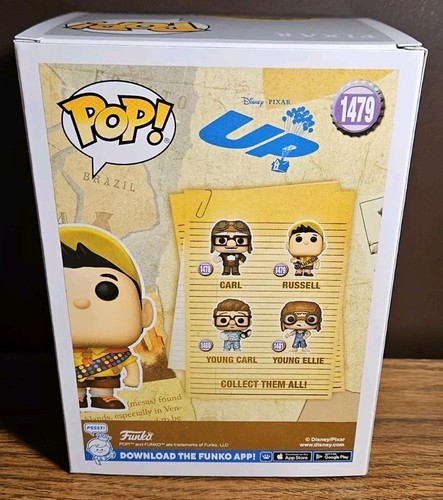 Funko Pop Pixar Russell #1479 con protector Disney Pixar Up - Imagen 4 de 7
