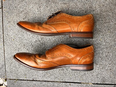 Marks and Spencer M&S Tan Leather Brogues Men's Shoes UK