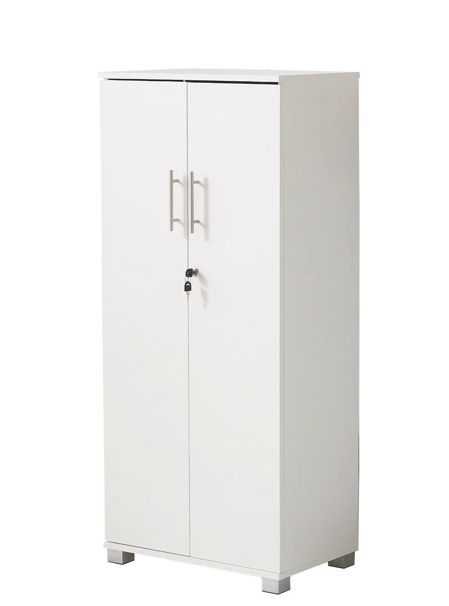 White lockable cabinet deals