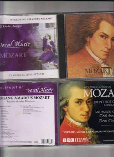 LOT OF 10 MOZART CD'S-TIME/LIFE+CLASSICAL EVOLUTION-SUPERB FOR BUFF OR BEGINNER - Photo 1/9