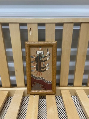 Native American Sand Art Framed Artwork - Unique Wall Decor