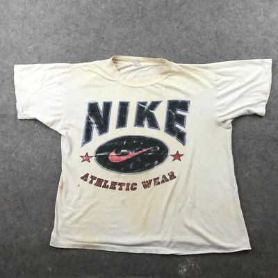 90‘s vintage NIKE Tee MAXI OP 90s vintage Nike graphic t-shirt spell out Indonesia XXS XS