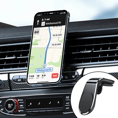 Magnetische Handy Halterung für das Auto in L-Typ, Universal, Lüftung, Gitter - Bild 1 von 4