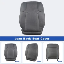 For 2005-2019 Nissan Frontier Driver &Passenger Bottom-Top Cloth Seat Cover Gray