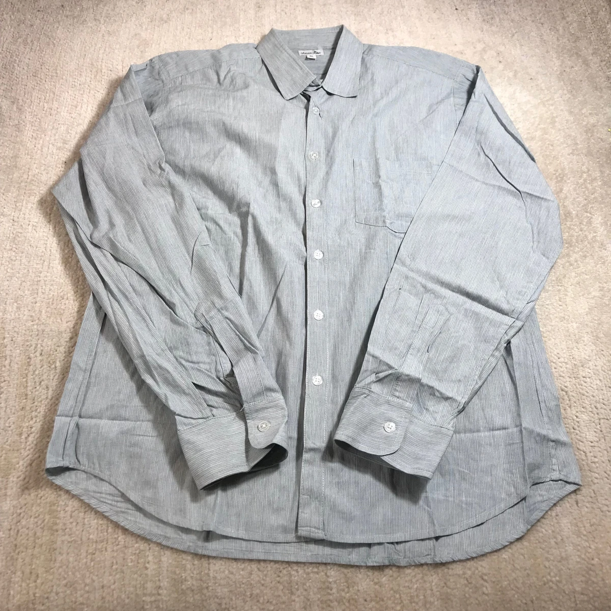 Steven Alan Shirt Men Extra Large Button Up Long Sleeve Preppy