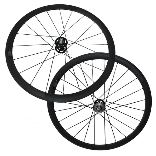 Road Bike Carbon Wheels 38-88mm Rim BrakeTrack Fixed Gear Bicycle Wheelset 700C - Picture 7 of 17
