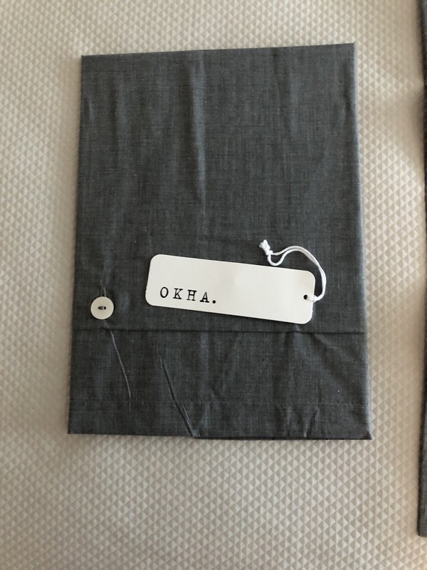 Pair Of Okha Pillow Shams, NEW