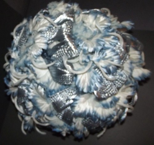 Vintage ANDREA FASHIONS WOMENS FLAPPER HAT VINTAGE MILLINERY FLOWERS & FEATHERS - Picture 6 of 9