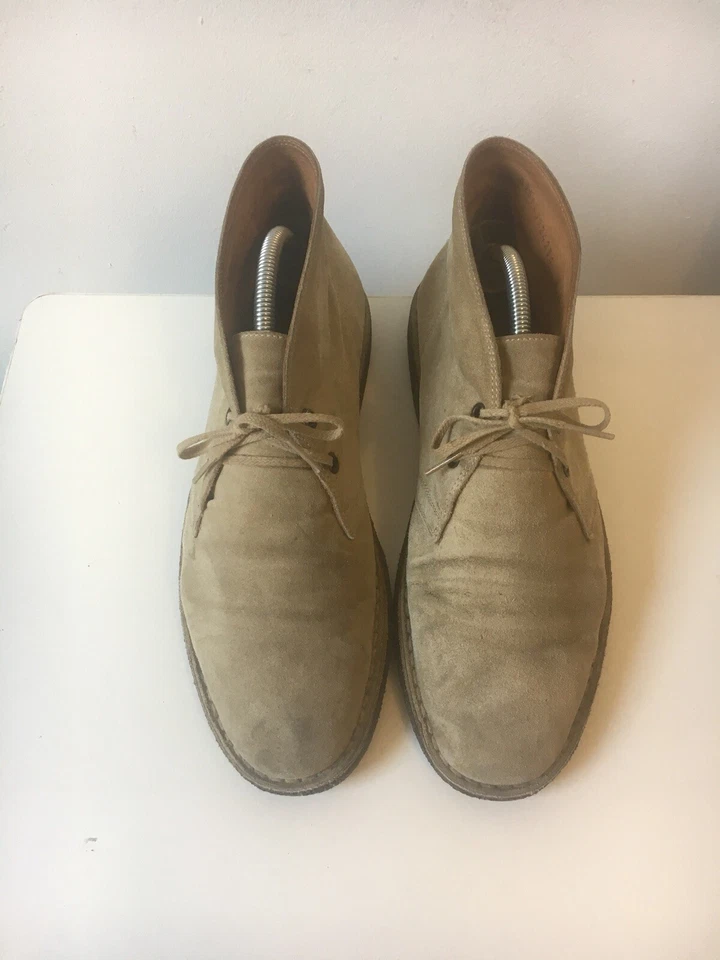 Ralph Lauren Hombres Botas Desierto Gamuza Suela Crepé Italia 8D $495 Polo Foto 2 de 4