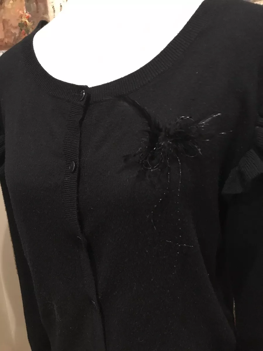 Zara long top black cardigan
