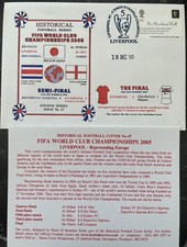 Liverpool v Sao Paulo World Club Championship Final 2005 Dawn First Day Cover