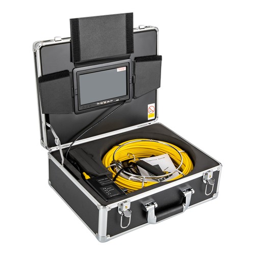 Cámara de inspección de tuberías de 100 pies HD 1200 TVL cámara de drenaje de alcantarillado monitor LCD de 7" - Imagen 8 de 19
