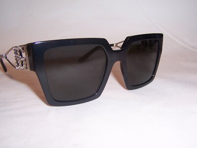 Dolce & Gabbana Sunglasses 0Dg4446b 501/87 53/19/145 - NWT Dolce & Gabbana Dark Grey Square Ladies Sunglasses DG4446B  main image 2