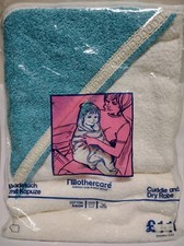 Vtg Baby Towel MOTHERCARE Cuddle Dry Robe Hooded Made in Great Britain