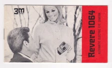 REVERE 1064 Book-Automatic Electric Eye Camera-Instruction Guide-Manual-4.5x2.5"