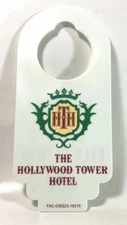 New Disney Hollywood Tower of Terror Hotel Do Not Disturb Door Hanger Sign 